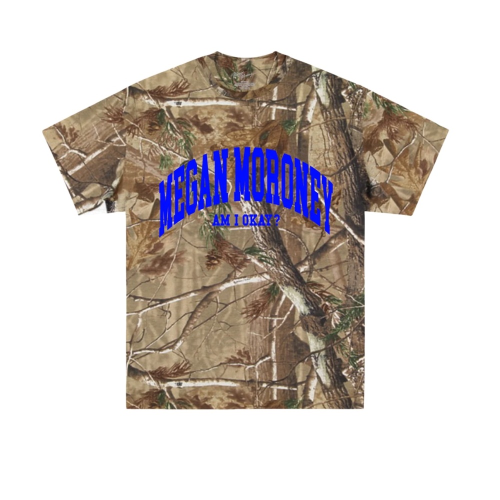 Megan Moroney- Am I Okay? Real Tree Camo Tee - size XL
